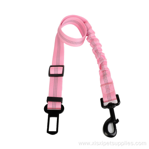 Elastic Pet Dog Leash Safety Seat Belt Car